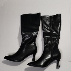 & Other Stories Black Heeled Boots